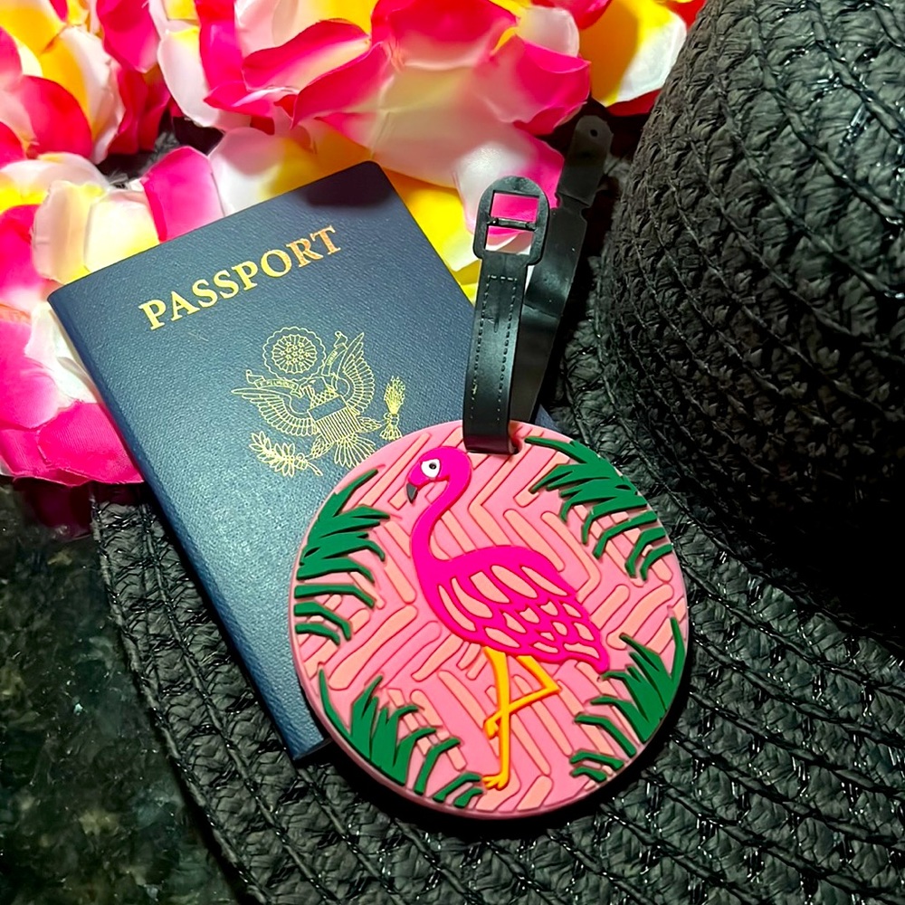 Flamingo 🦩 Luggage Tag